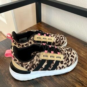 Girls’ Adidas Leopard Athletic Shoes